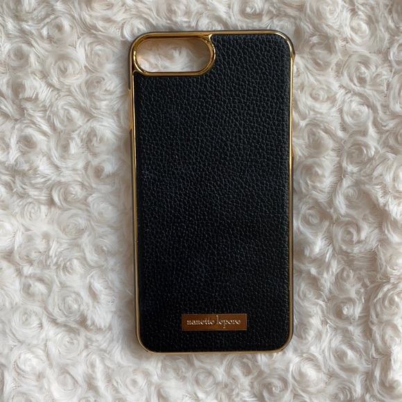Nanette Lepore Accessories - Nanette Lepore Black/Gold iPhone 8 Plus Phone Case
